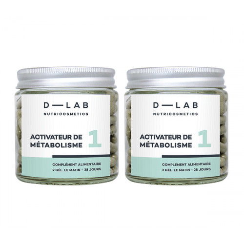 D-LAB Nutricosmetics Activateur de Métabolisme Maisto papildas, metabolizmą skatinantis kompleksas, 2 Mėnesiams