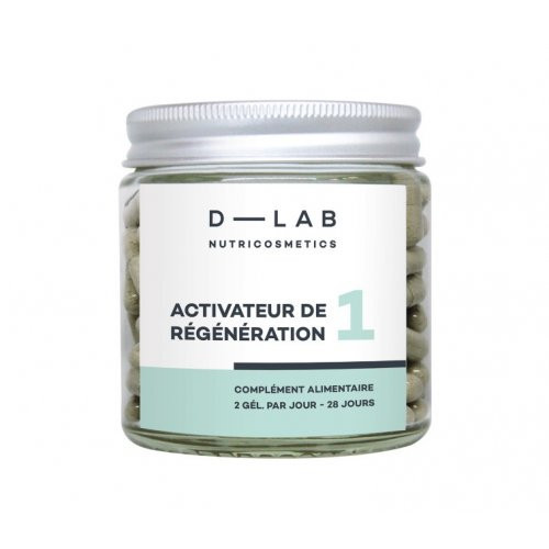 D-LAB Nutricosmetics Activus de regeneration Maisto papildas, odos regeneracija skatinantis kompleksas, 1 Mėnesiui