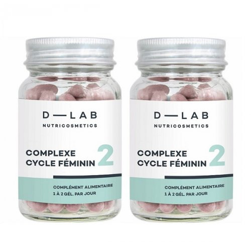 D-LAB Nutricosmetics Complexe Cycle Feminin Maisto papildas hormonų pusiausvyrai, 2 Mėnesiams