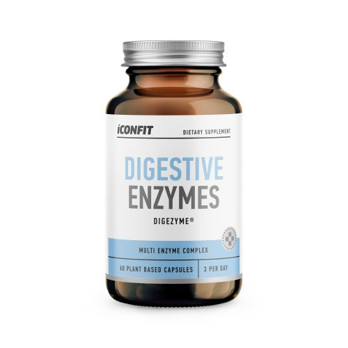 Iconfit Digestive Enzymes Supplement Maisto papildas virškinimui gerinti, 60 kapsulių