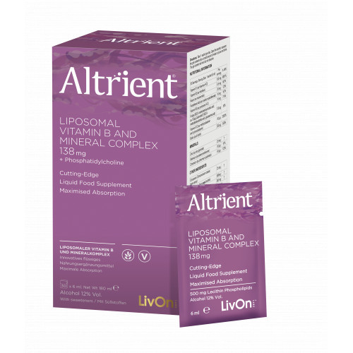 Altrient Liposomal Vitamin B Complex Liposominis vitaminas B ir mineralų kompleksas, 30x6ml