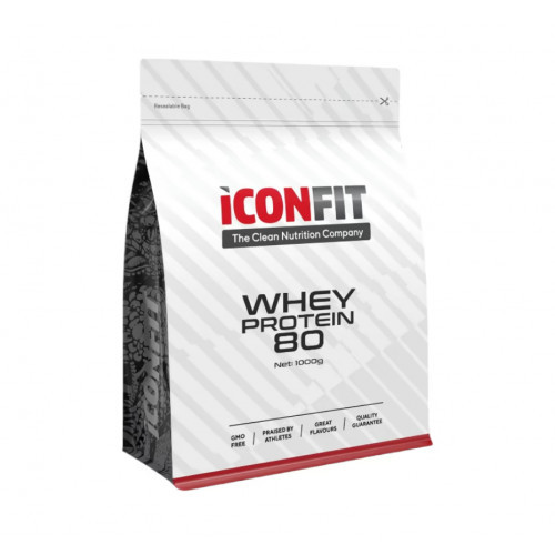 Iconfit Whey Protein 80 Išrūgų baltymai 80, Unflavoured