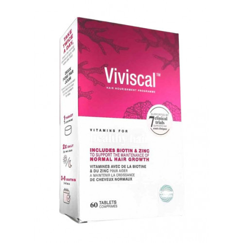 Viviscal Hair Growth Supplements For Women Plaukų augimą skatinantis maisto papildas, 60 kapsulių