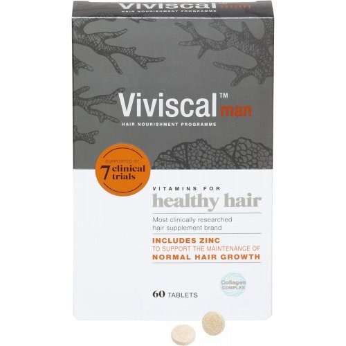 Viviscal Hair Growth Supplements For Men Maisto papildas plaukų augimui skatinti, vyrams, 60 kapsulių