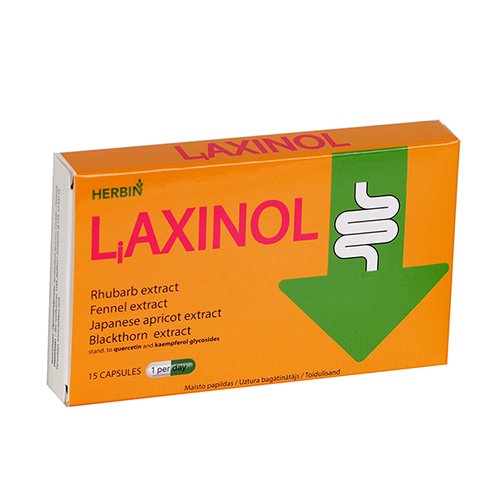 Maisto papildas HERBIN LIAXINOL, 15 kaps.