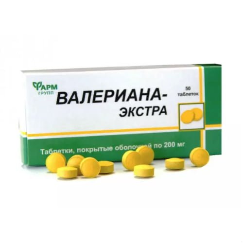Maisto papildas VALERIANA EKSTRA 200 mg, 50 tab.