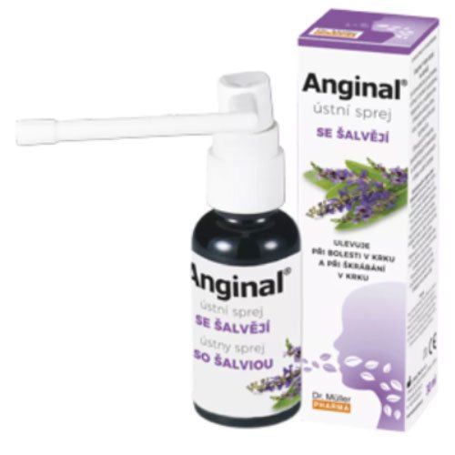 Gerklės purškalas su šalaviju DR. MULLER, 30 ml