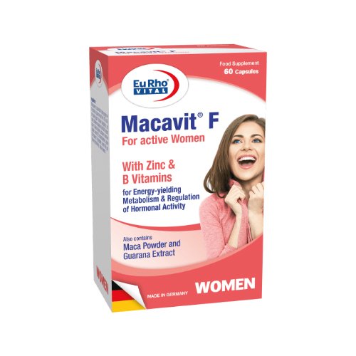 Maisto papildas EURHO VITAL MACAVIT WOMEN, 60 kaps.