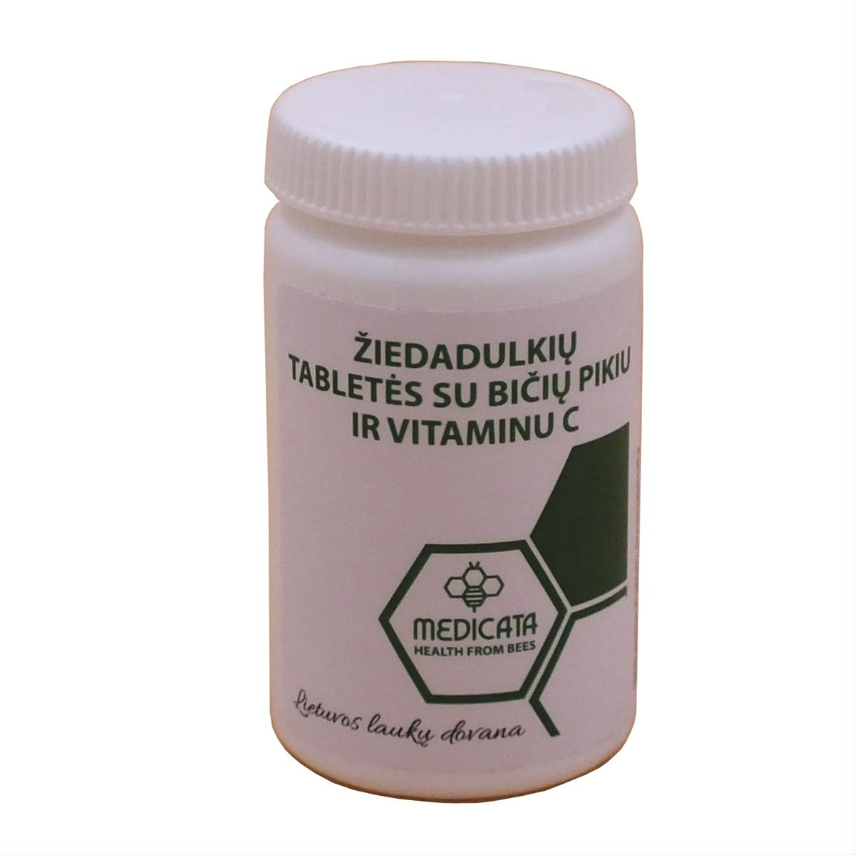 ŽIEDADULKIŲ TABLETĖS SU BIČIŲ PIKIU IR VITAMINU C, 20  tablečių