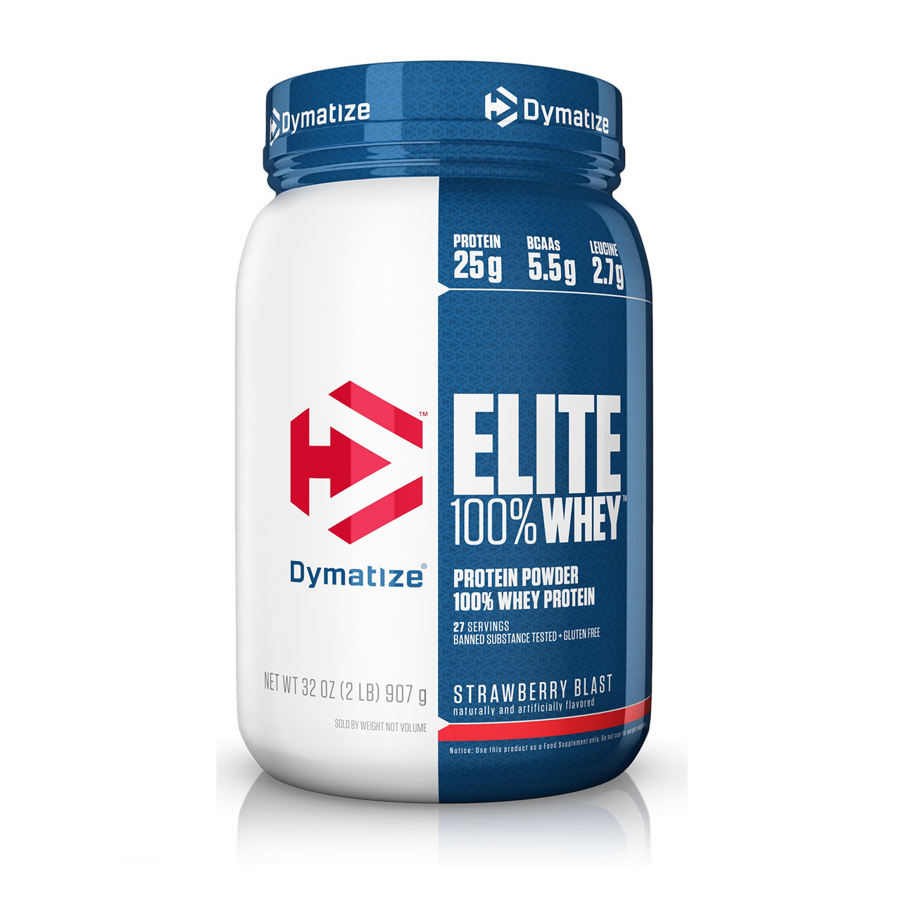 Baltymai Dymatize  Elite Whey 942g Braškių skonio