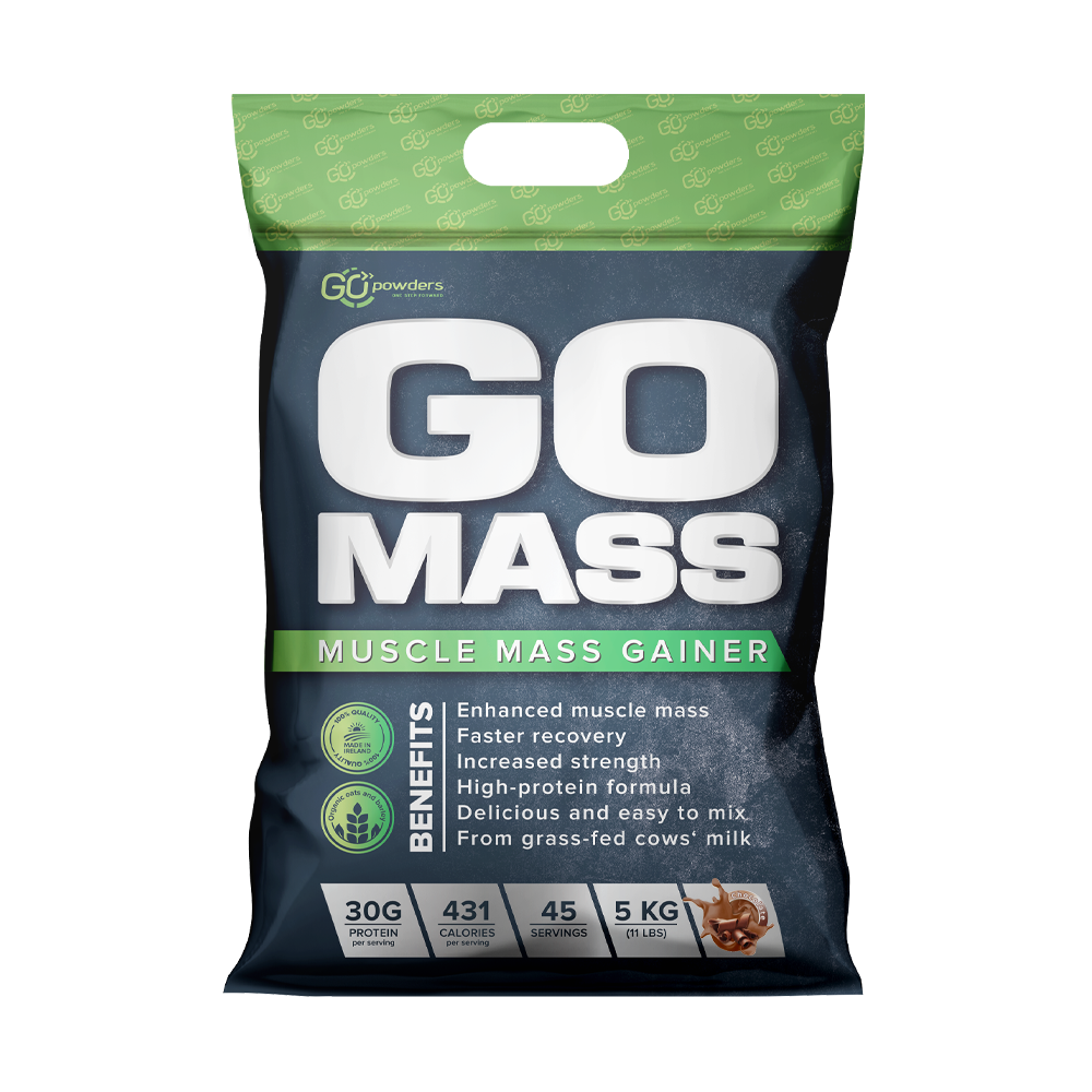 GO POWDERS GO MASS GAINERIS Masės augimo proteino kokteilis Šokolado skonio, 5 kg