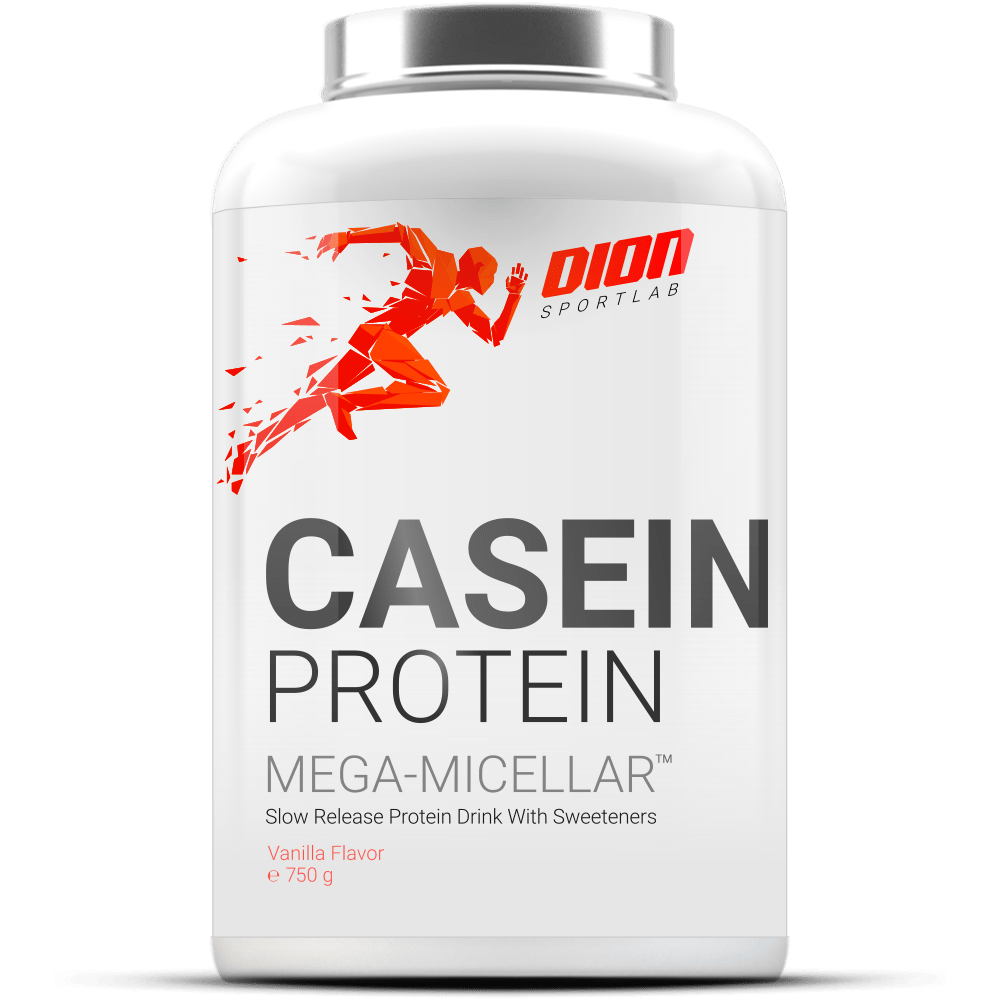 DION SPORTLAB CASEIN PROTEIN, Vanilės sk., 750 g