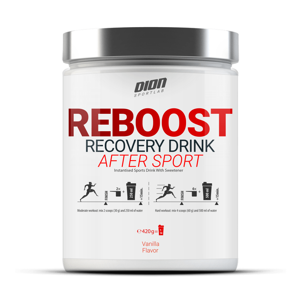 DION SPORTLAB REBOOST After Sport, Vanilinis sk., 420 g