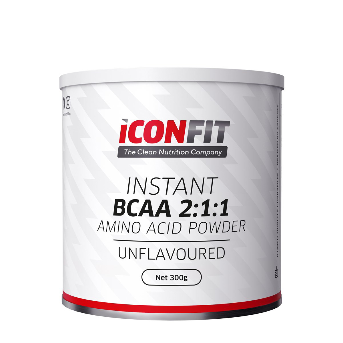 ICONFIT BCAA 2:1:1,  Amino Rūgštys - Nearomatizuotas, 300g