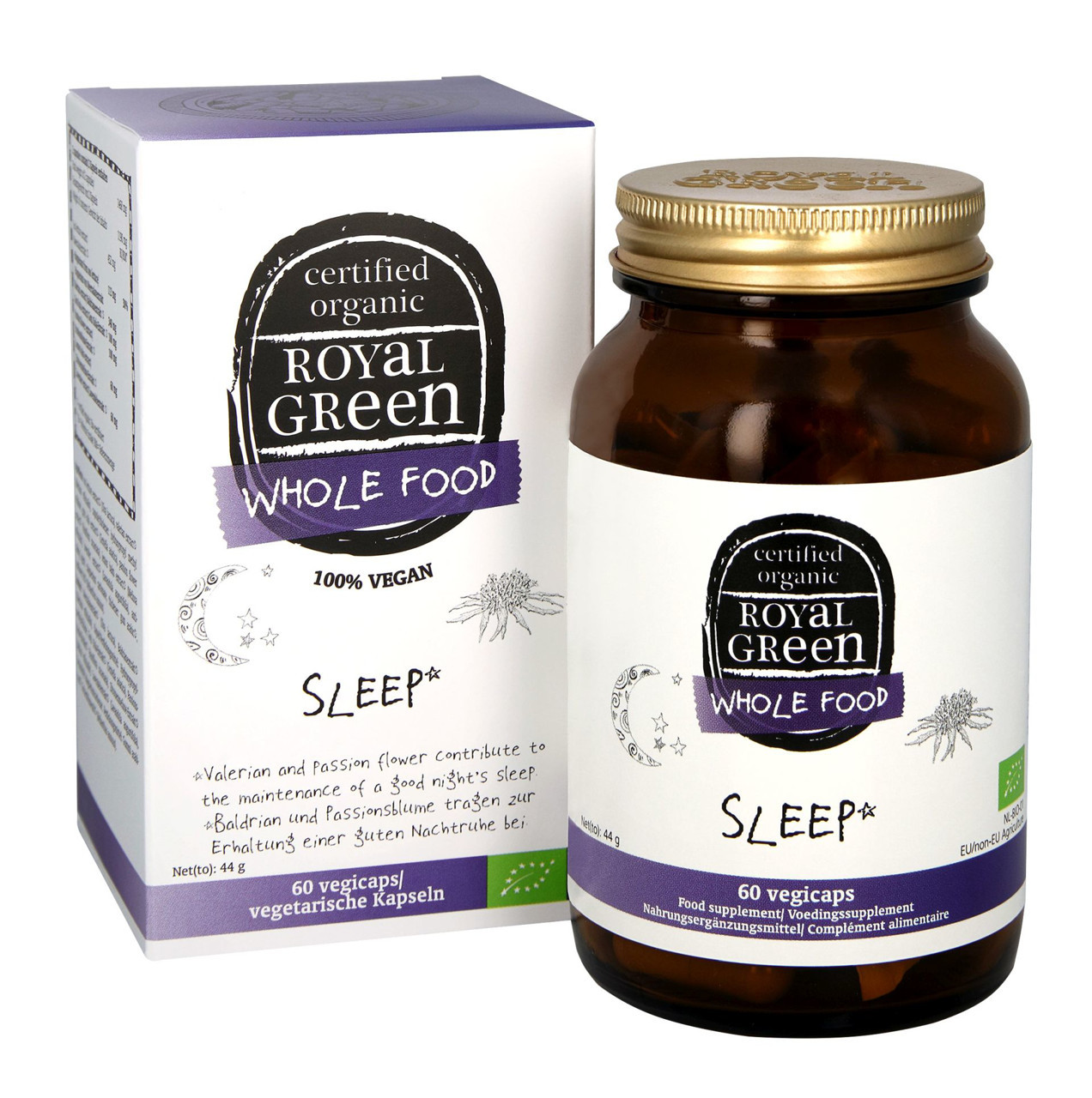 ROYAL GREEN BIO SLEEP, 60 kapsulių
