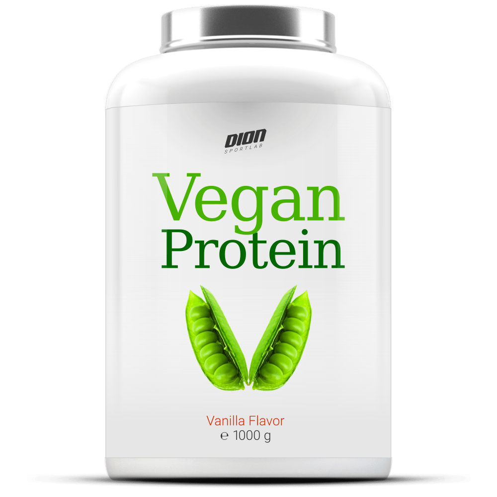 DION SPORTLAB VEGAN PROTEIN,  Vanilės sk.,1000 g