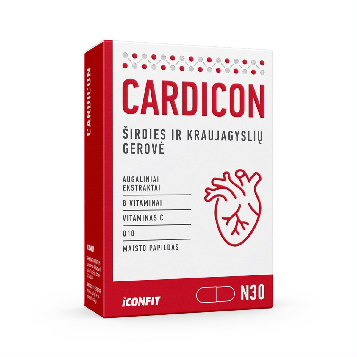 ICONFIT, cardicon, 30 kapsulių