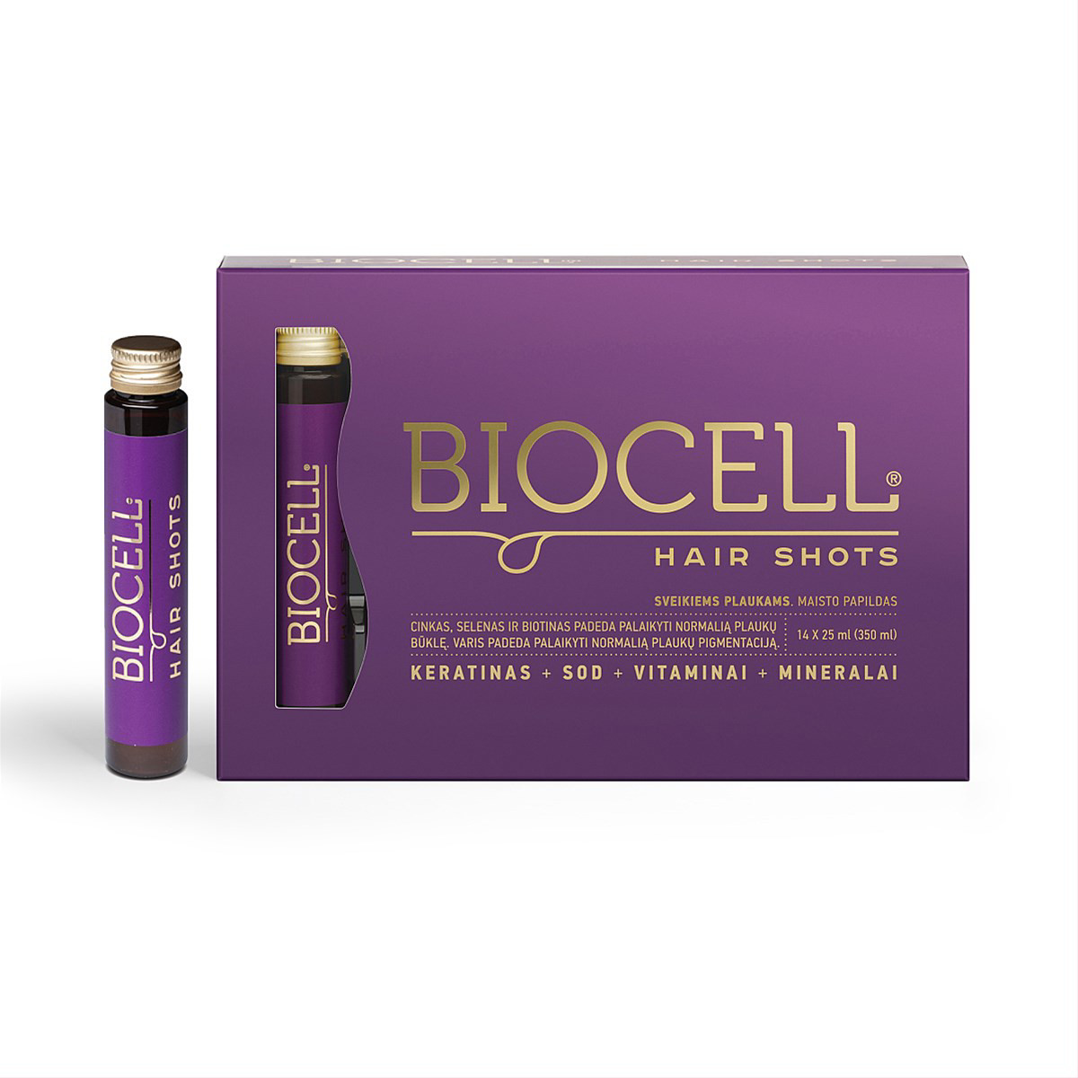 BIOCELL HAIR SHOTS, 14 x 25 ml (350 ml)