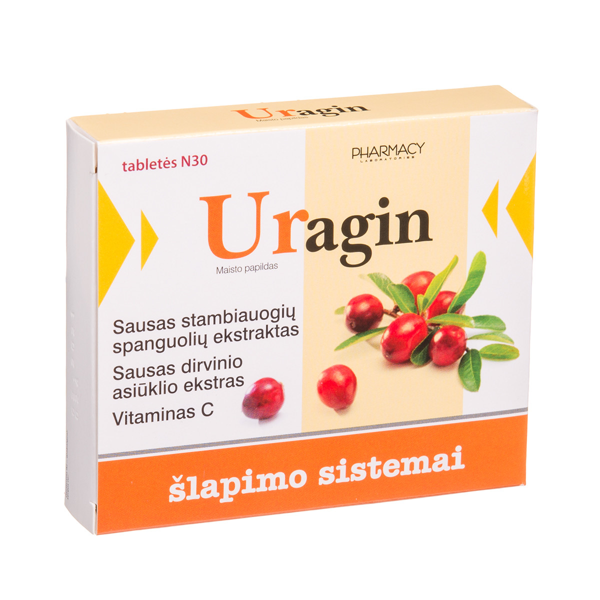 URAGIN, 30 tablečių