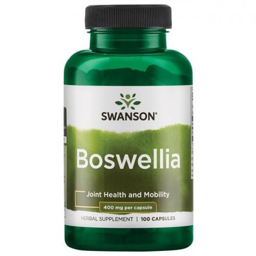SWANSON Boswellia Joint Health and Mobility 400mg Bosvelia, 100 kapsulių