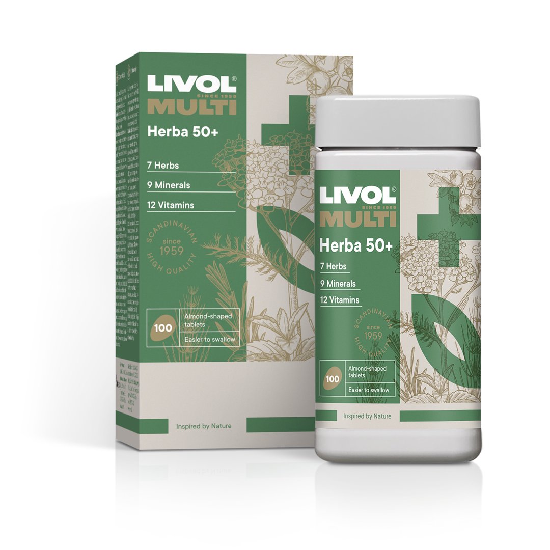 Maisto papildas LIVOL MULTI HERBA 50+ N100