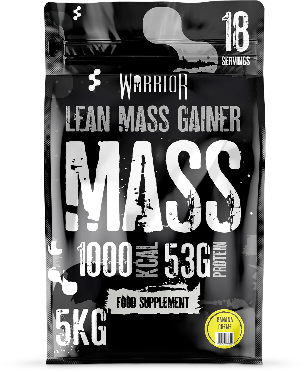 Warrior Mass 5000 g. - Double chocolate skonis
