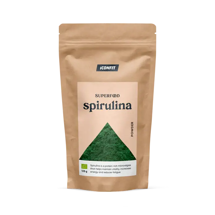 ICONFIT ekologiški spirulinos milteliai - 125g