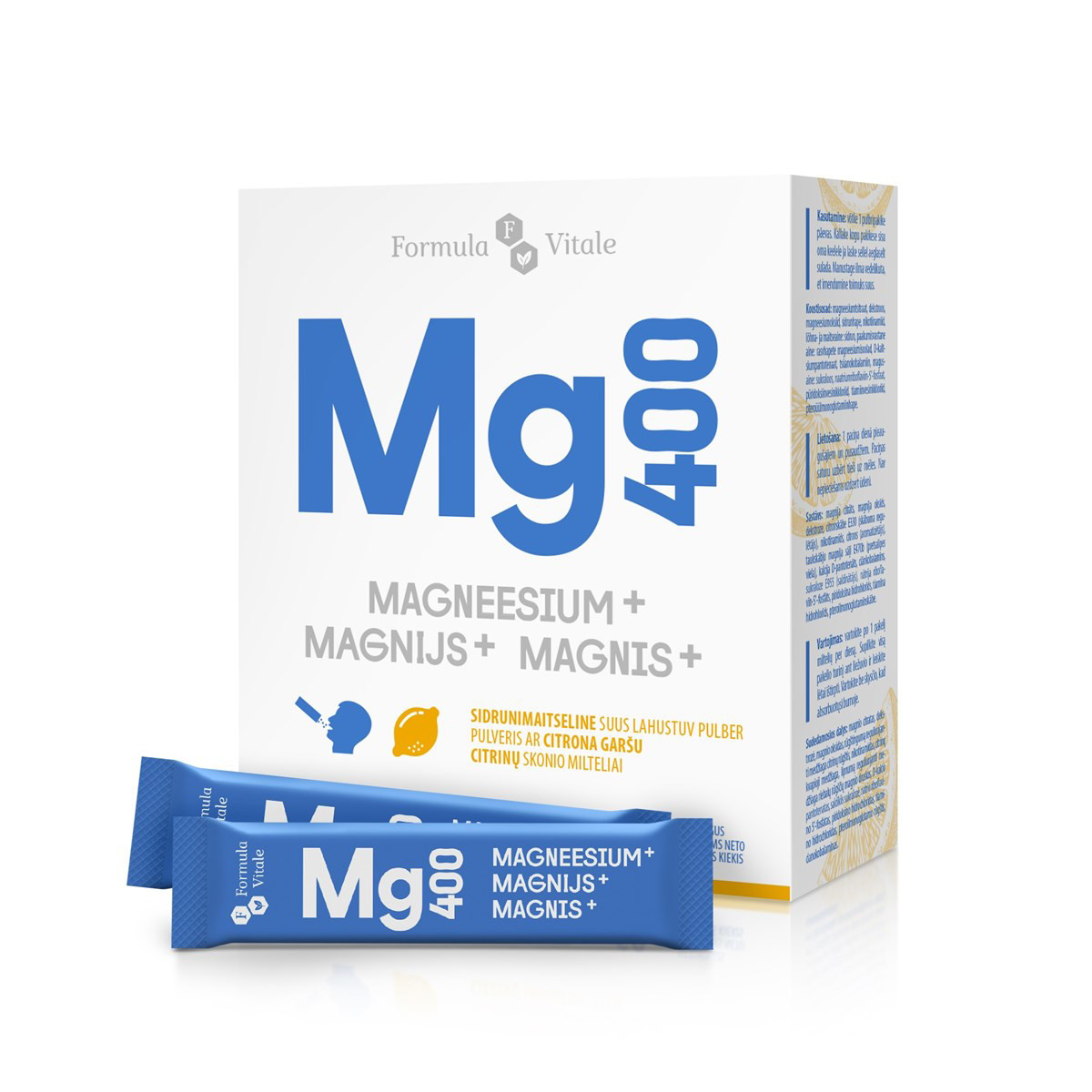 FORMULA VITALE MAGNIS+ 400, 20 paketėlių