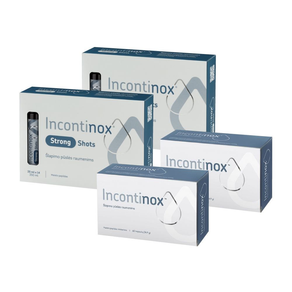 INCONTINOX Mix rinkinys (3 mėnesiams)