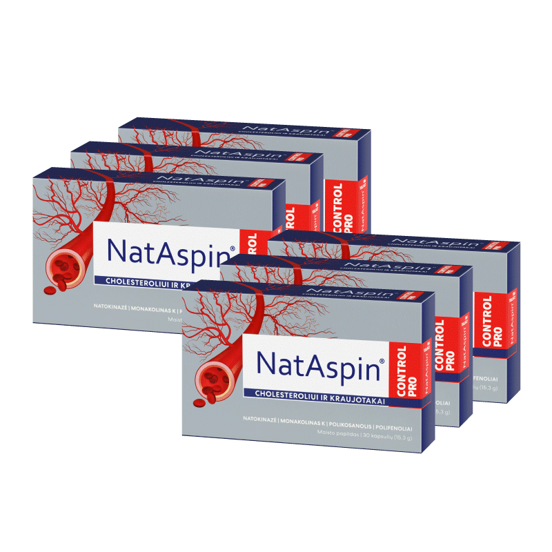 Nataspin Control Pro rinkinys (6 vnt)