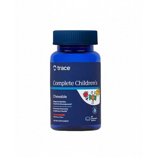 Trace Minerals Children's Chewable Multivitamin - Multi-mineral Kramtomas Multi vitaminų ir mineralų kompleksas vaikams, 60 kapsulių