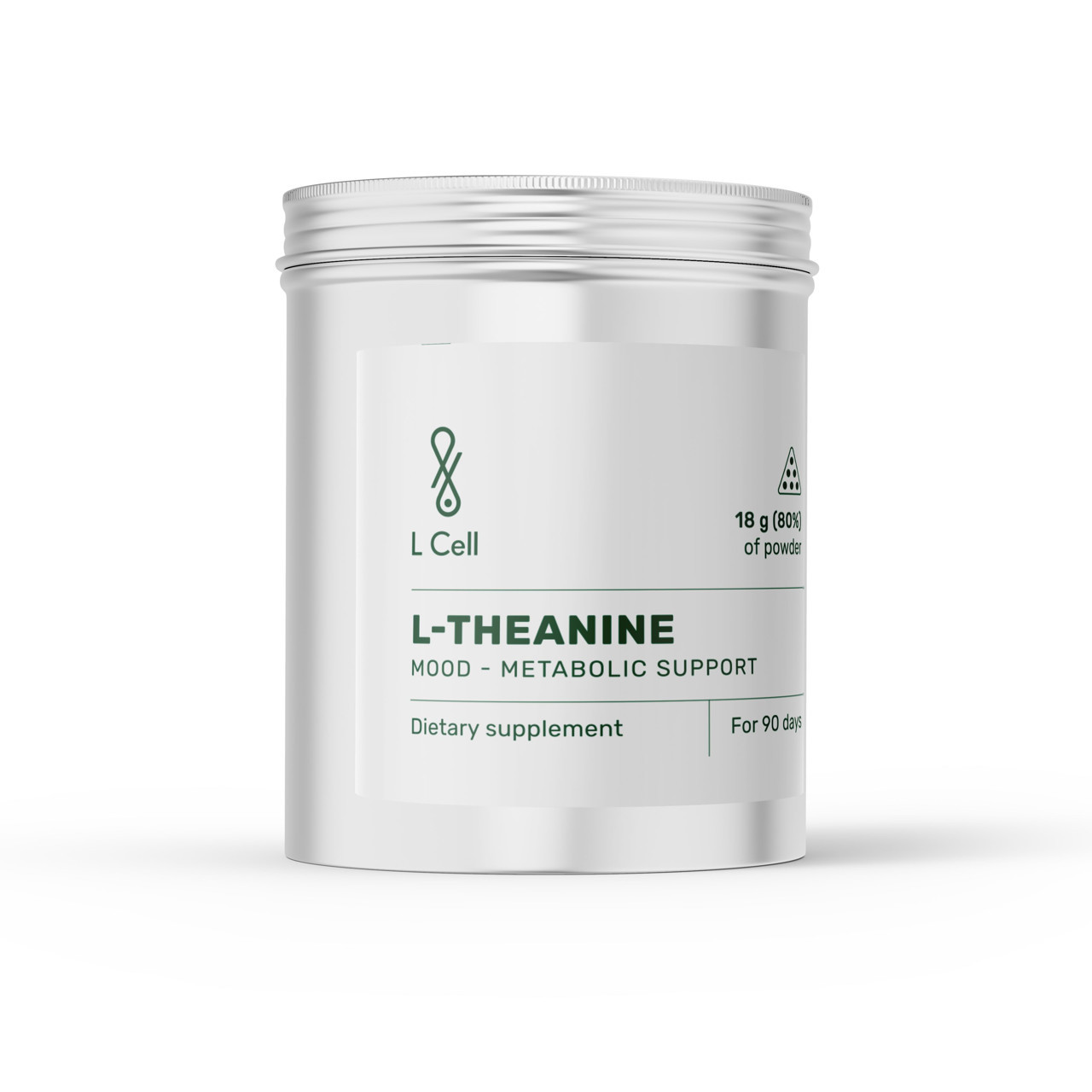 L Cell L-Teaninas, maisto papildas, 200mg, milteliai, 23g