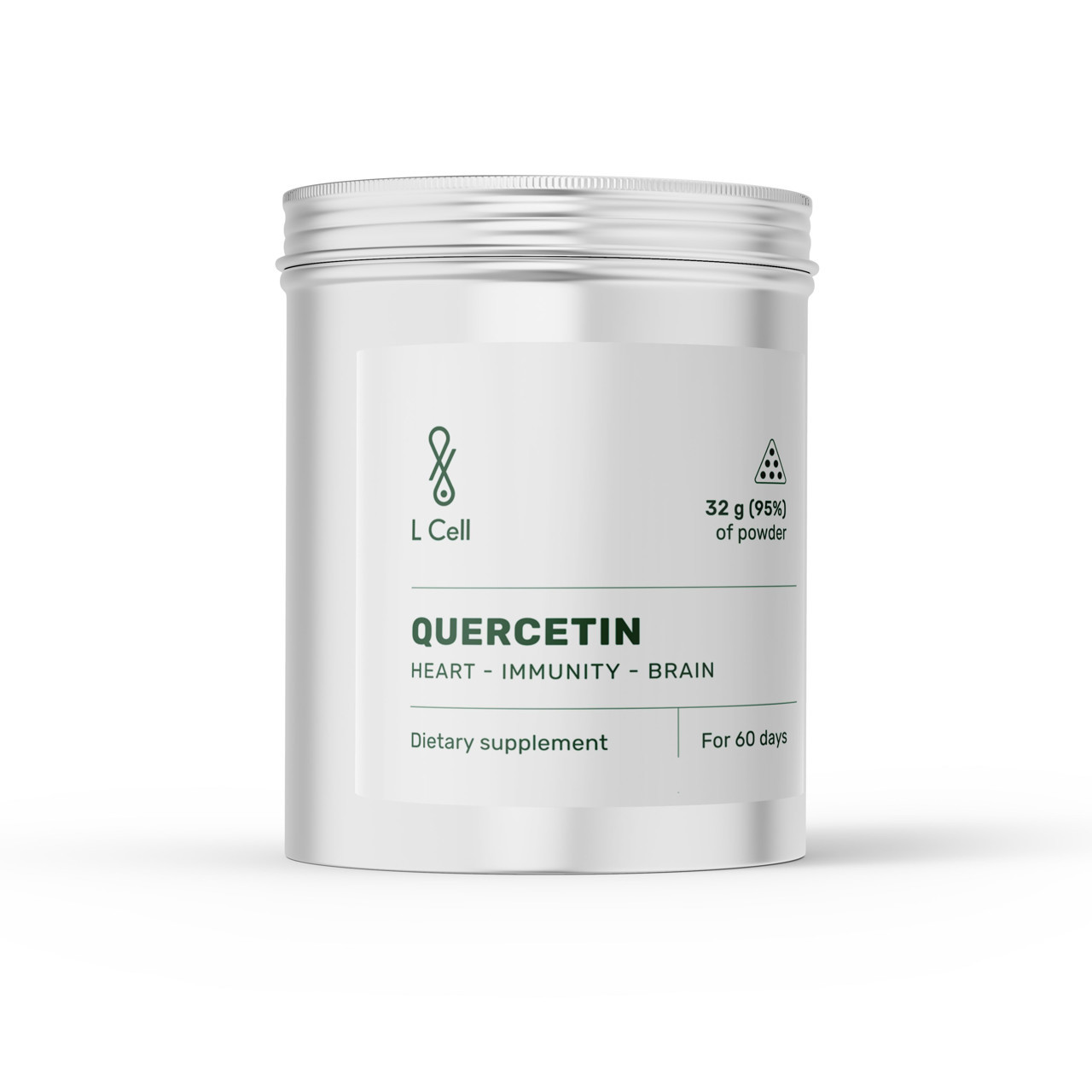 L Cell Kvercetinas, maisto papildas, 500mg, milteliai, 30g