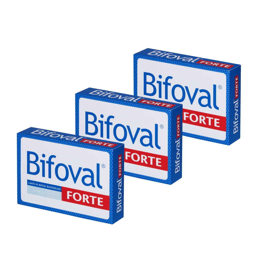 Bifoval Forte rinkinys (3 vnt)