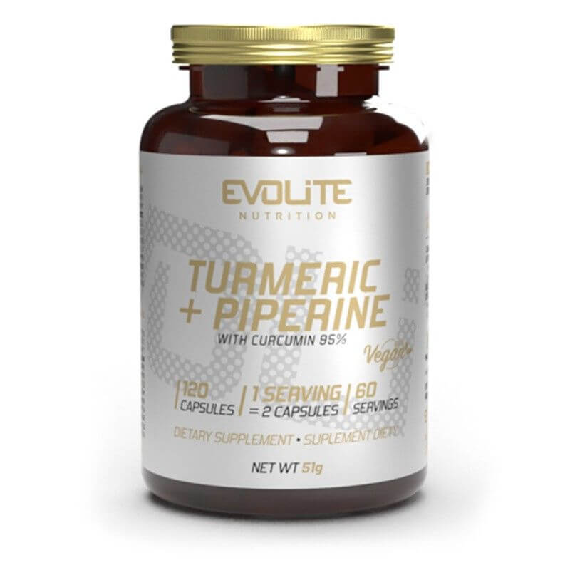 EVOLITE Turmeric + Piperine - 120 kaps.