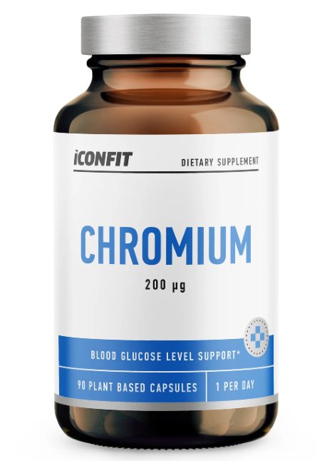 "Chromium" Chromas 'Iconfit Nutrition' (90kaps/90porc)
