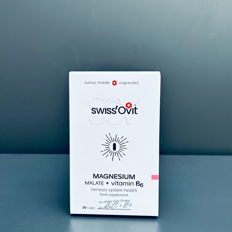 Swiss´Ovit Magnesium Malate + Vitamin B6 - 30 kaps.