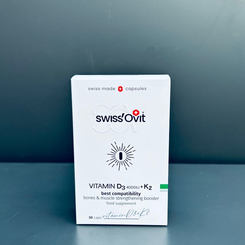 Swiss´Ovit Vitamin D3 4000IU + K2 - 30 kaps.