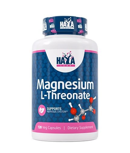 Haya Labs Magnesium L-Threonate 120 kaps. (Magnio L-treonatas)