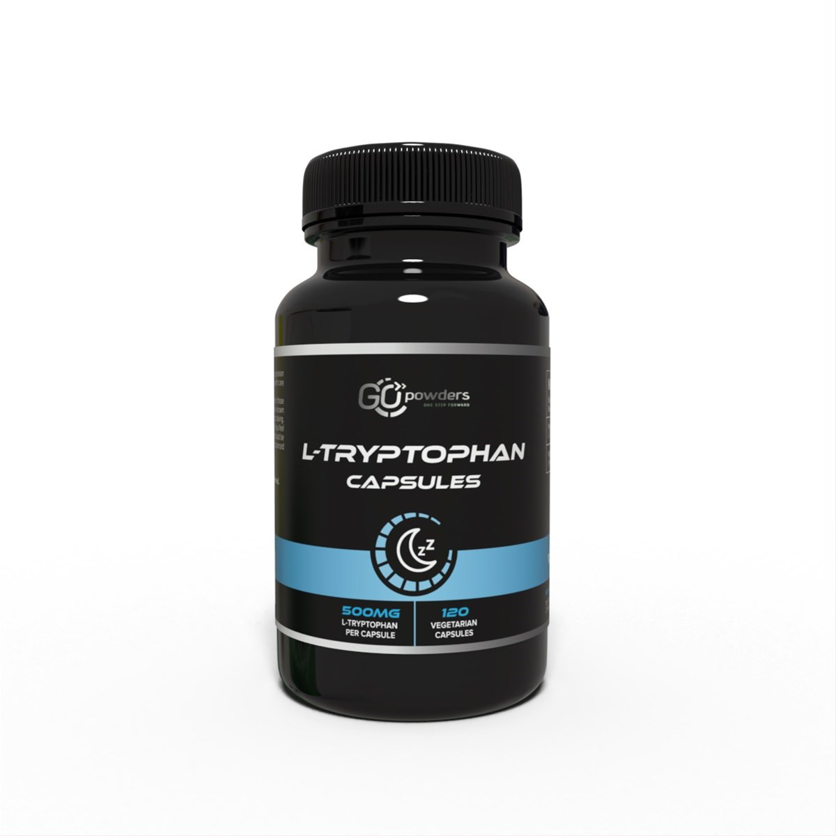GO POWDERS L-TRYPTOPHAN 500 mg 120 kapsulių