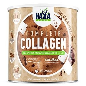 Haya Labs Complete Collagen (I, II ir III tipų) 260 g. - Hot Chocolate skonis