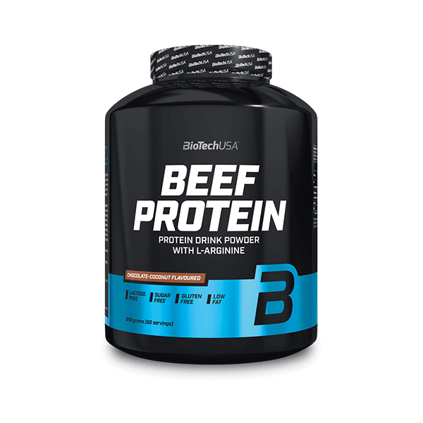 BIOTECH Beef Protein - 1816g Braškės