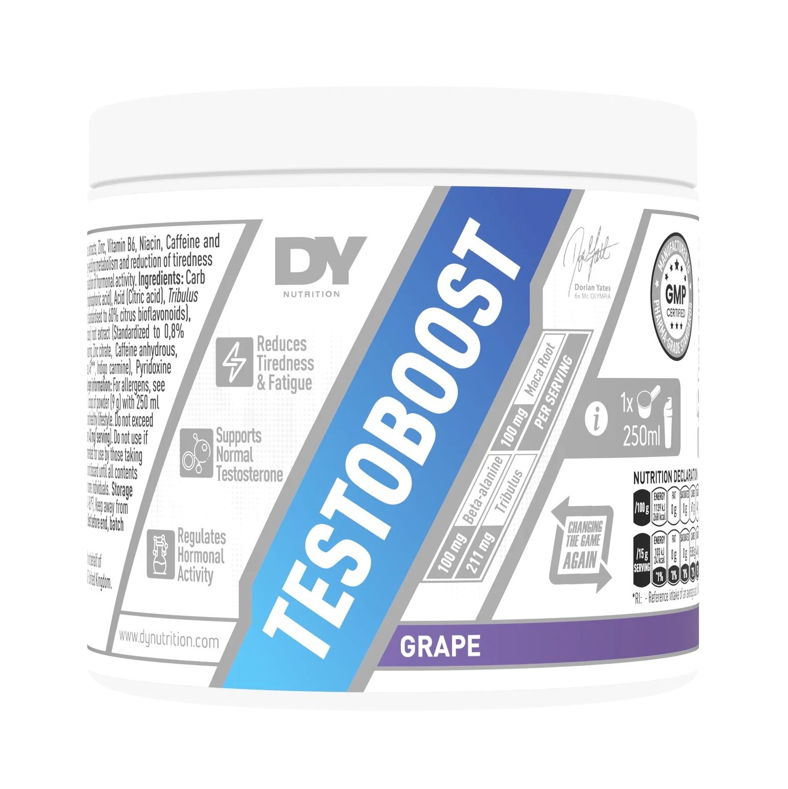 DY Testoboost 270g skonis - Vynuogių