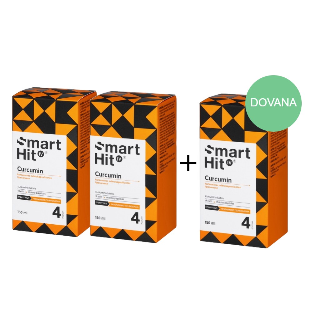 SmartHit IV Curcumin (2vnt) + DOVANA
