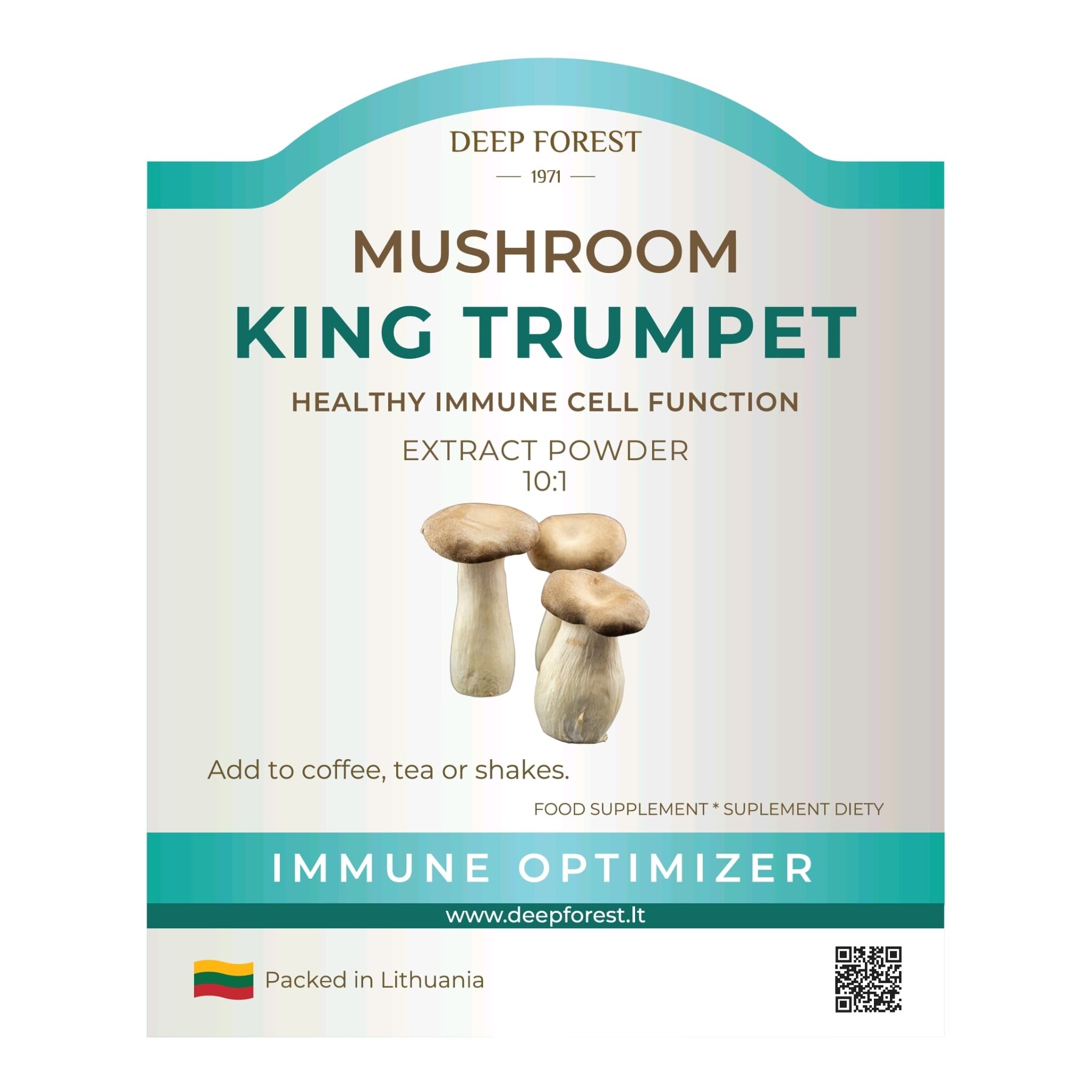 King Trumpet ekstrakto 10:1 milteliai (50g.)