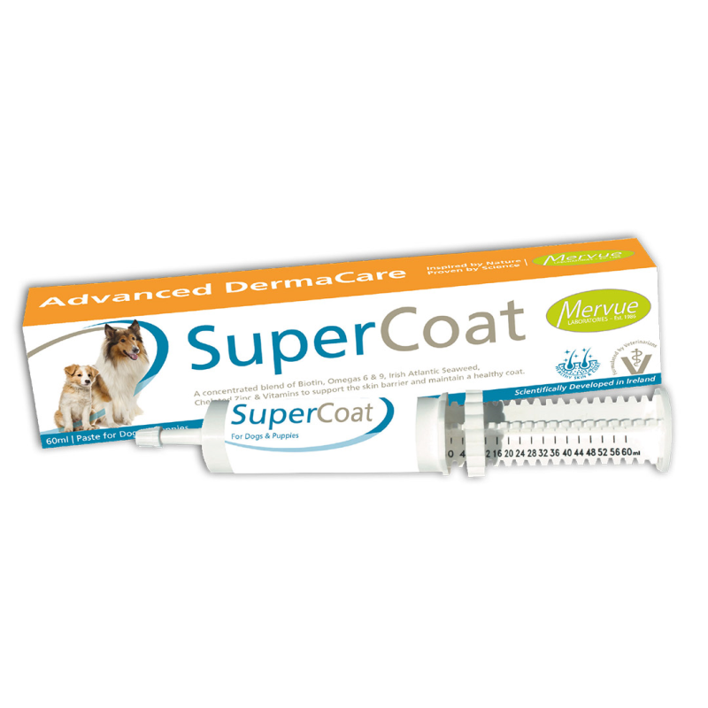 Mervue SuperCoat papildai šunims ir šuniukams 60 ml