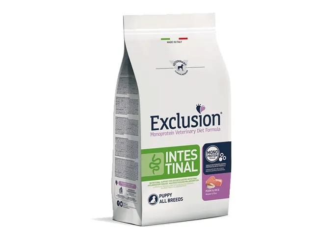 Exclusion Intestinal dietinis maistas šuniukams su kiauliena 2 kg