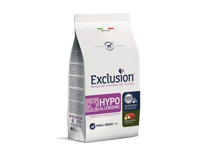 Exclusion Hypoallergenic sausas maistas su arkliena šunims 2 kg