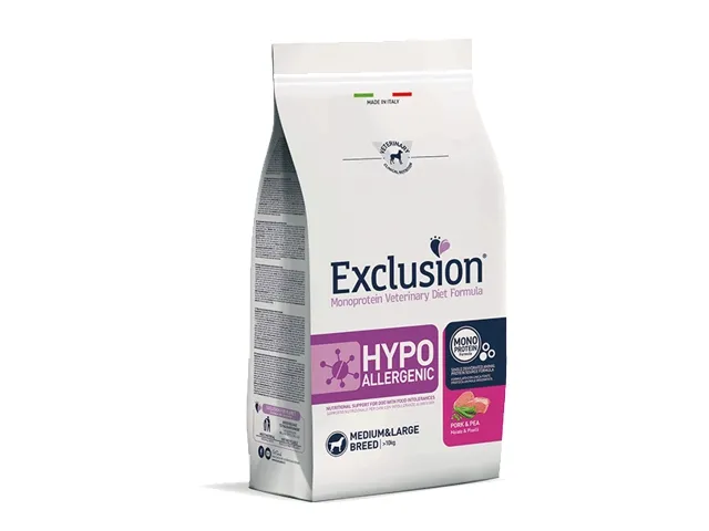 Exclusion Hypoallergenic maistas didelių veislių šunims 12 kg