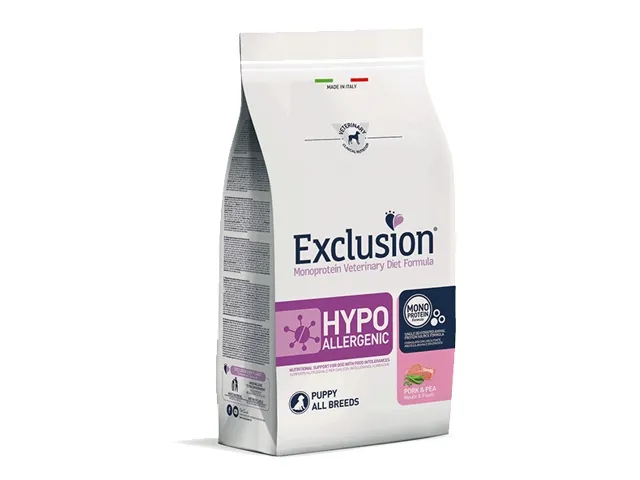 Exclusion Hypoallergenic hipoalerginis maistas šuniukams 2 kg